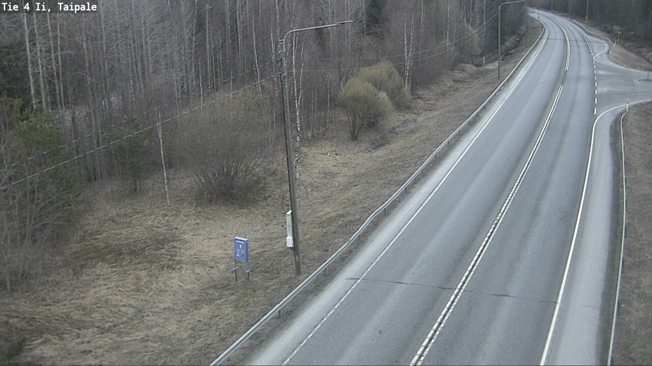 Weather Camera Image Road 4 Ii, Taipale, Ii, Pohjois-Pohjanmaa