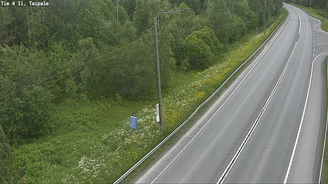 Weather Camera Image Road 4 Ii, Taipale, Ii, Pohjois-Pohjanmaa