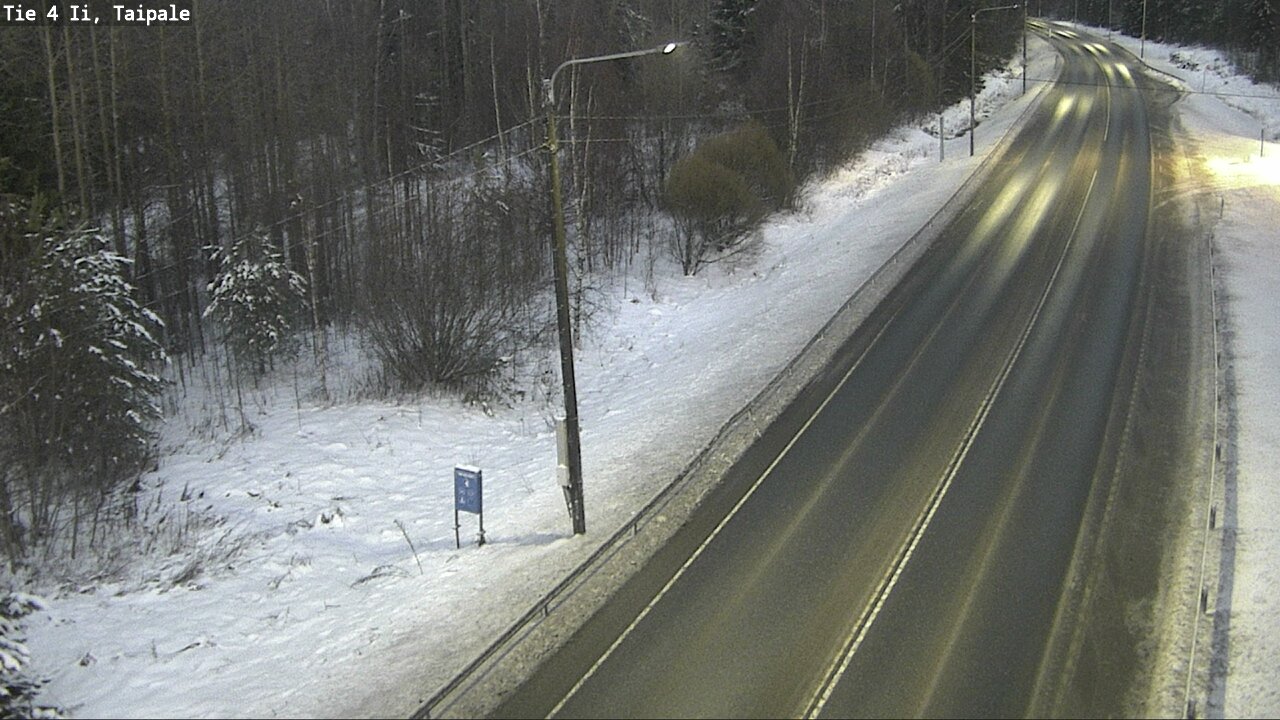 Weather Camera Image Väg 4 Ijo, Taipale, Ii, Pohjois-Pohjanmaa