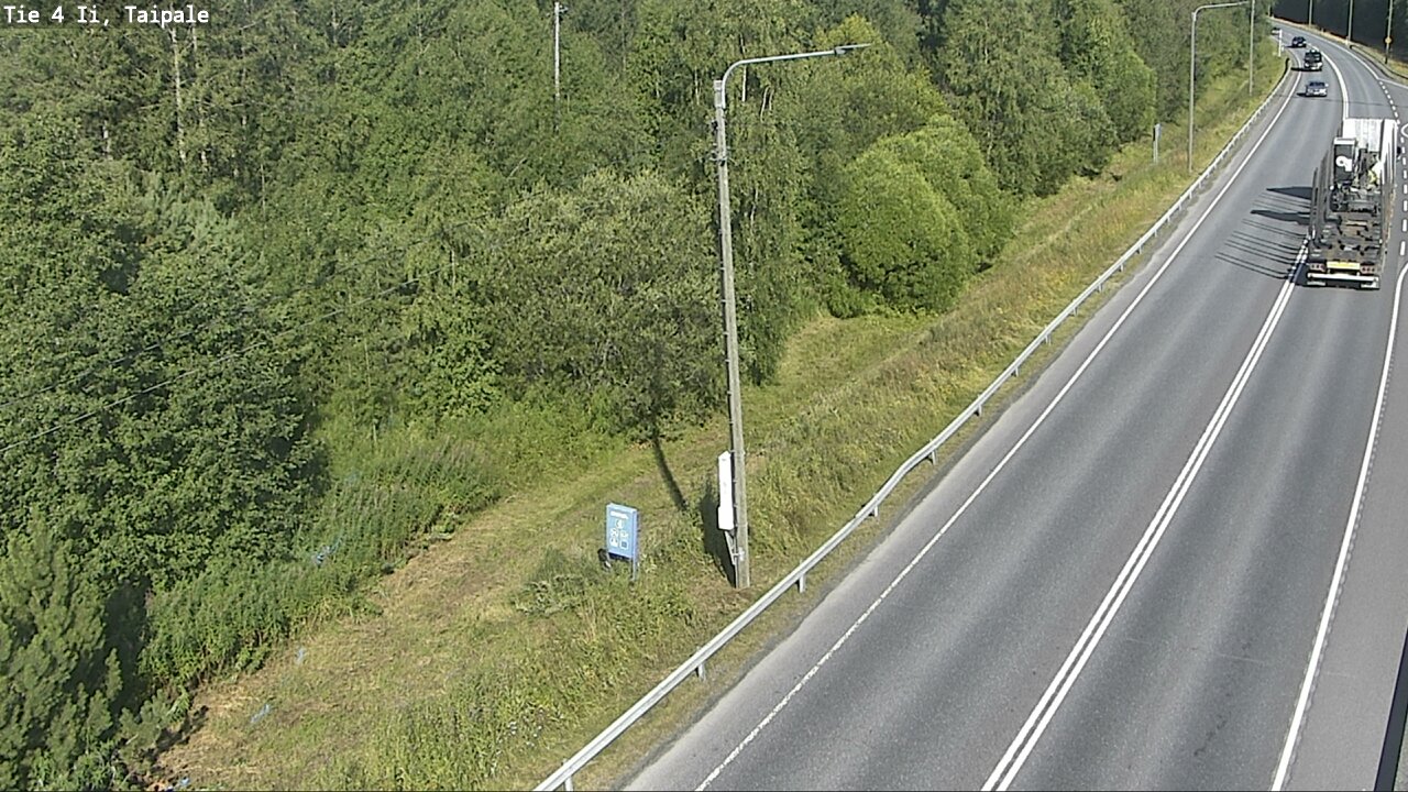 Weather Camera Image Road 4 Ii, Taipale, Ii, Pohjois-Pohjanmaa