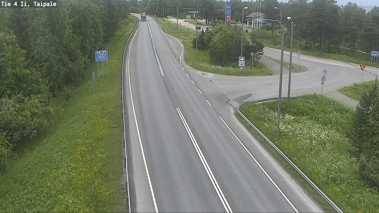 Weather Camera Image Road 4 Ii, Taipale, Ii, Pohjois-Pohjanmaa