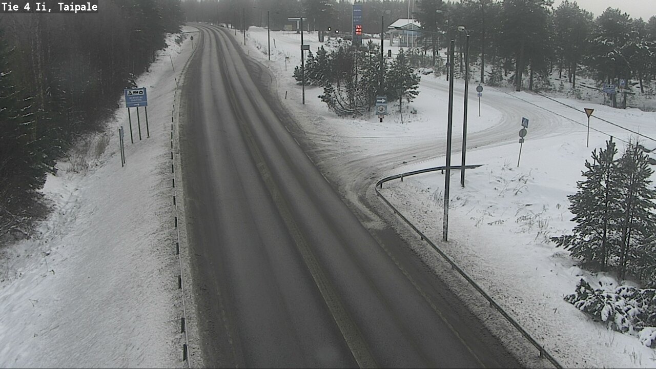 Weather Camera Image Väg 4 Ijo, Taipale, Ii, Pohjois-Pohjanmaa