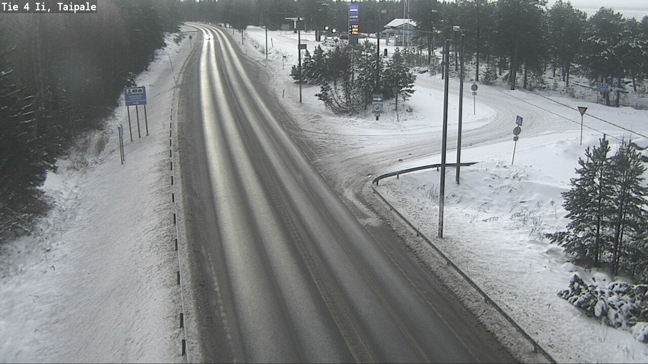 Weather Camera Image Road 4 Ii, Taipale, Ii, Pohjois-Pohjanmaa