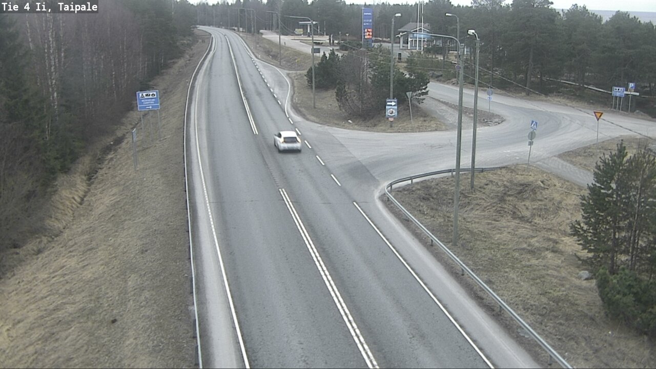 Weather Camera Image Road 4 Ii, Taipale, Ii, Pohjois-Pohjanmaa