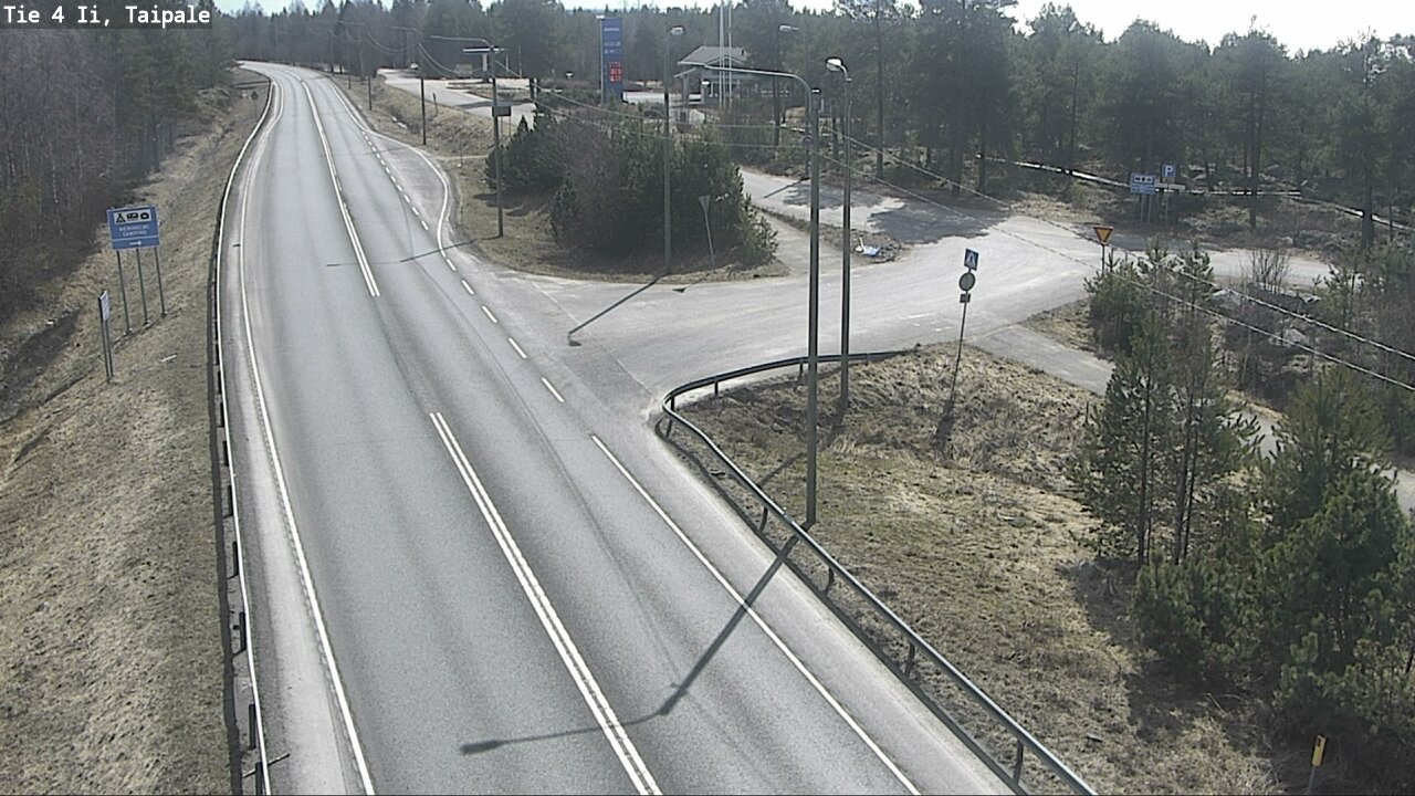 Weather Camera Image Road 4 Ii, Taipale, Ii, Pohjois-Pohjanmaa