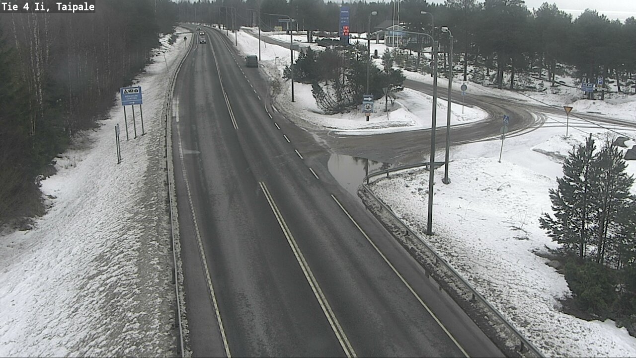 Weather Camera Image Road 4 Ii, Taipale, Ii, Pohjois-Pohjanmaa