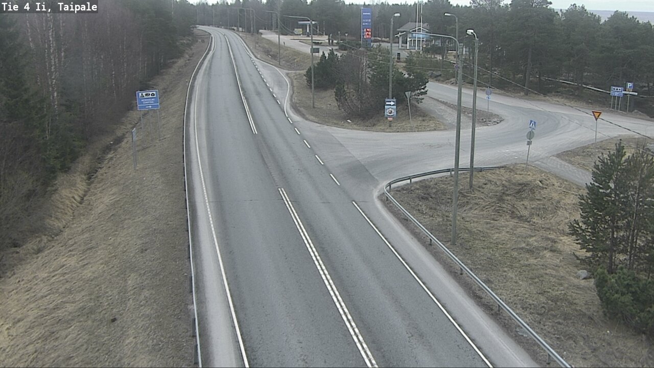 Weather Camera Image Road 4 Ii, Taipale, Ii, Pohjois-Pohjanmaa