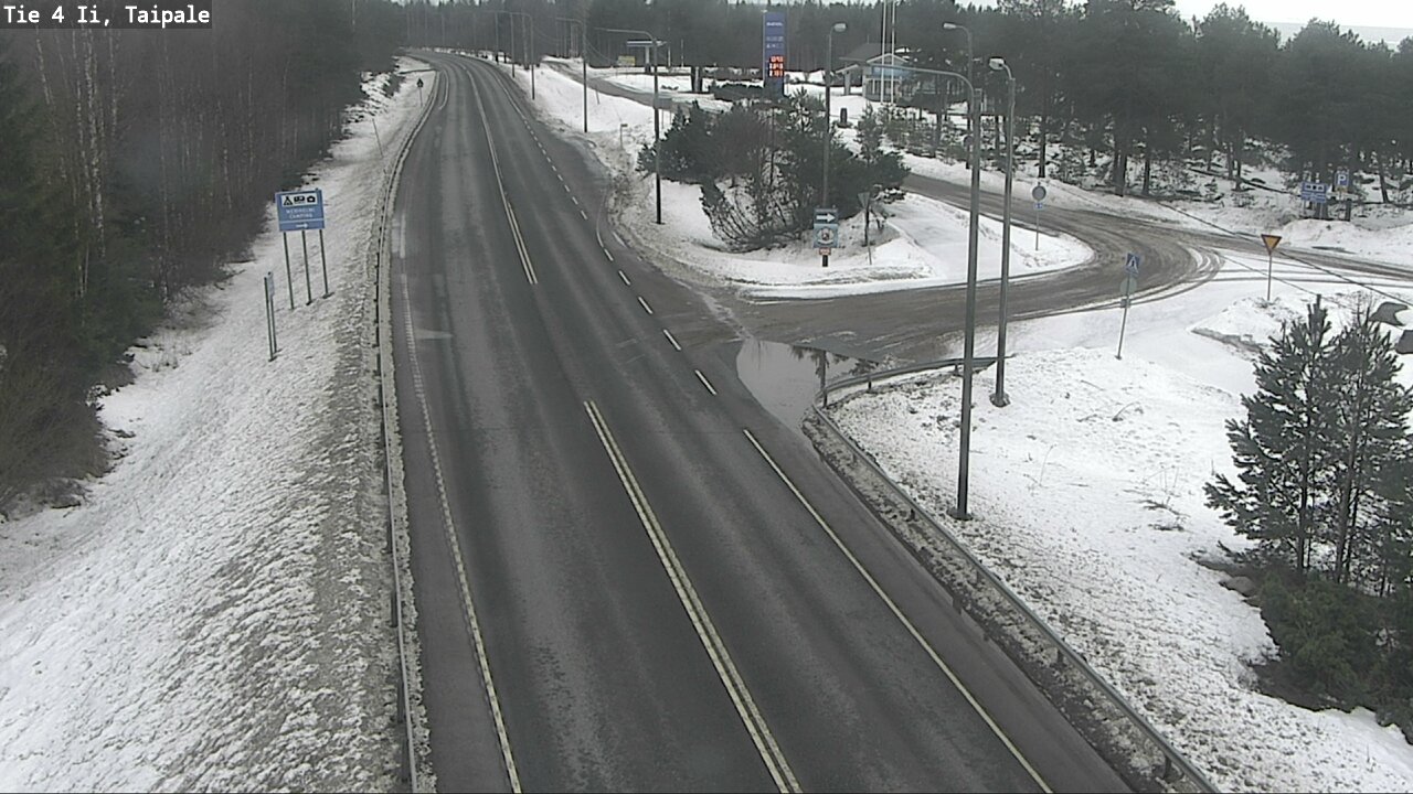 Weather Camera Image Road 4 Ii, Taipale, Ii, Pohjois-Pohjanmaa