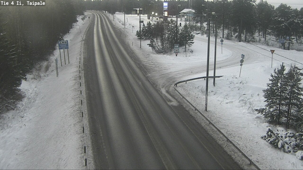 Weather Camera Image Road 4 Ii, Taipale, Ii, Pohjois-Pohjanmaa