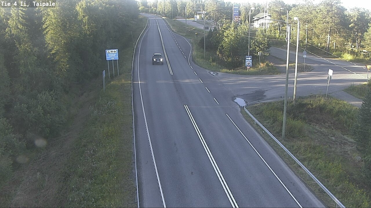 Weather Camera Image Road 4 Ii, Taipale, Ii, Pohjois-Pohjanmaa