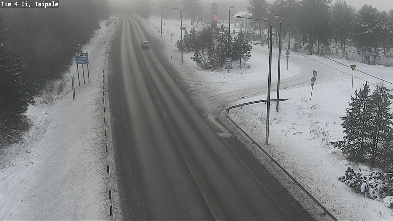 Weather Camera Image Road 4 Ii, Taipale, Ii, Pohjois-Pohjanmaa
