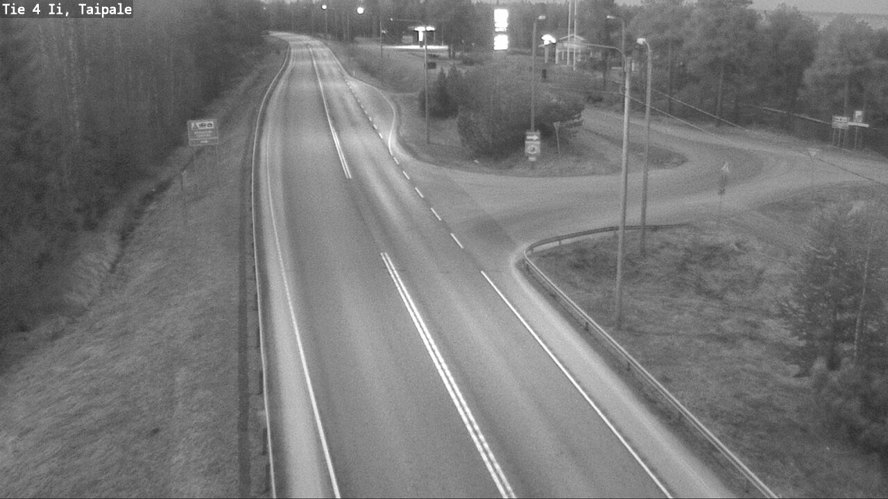 Weather Camera Image Väg 4 Ijo, Taipale, Ii, Pohjois-Pohjanmaa