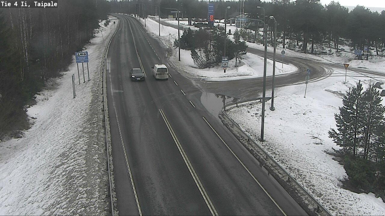 Weather Camera Image Road 4 Ii, Taipale, Ii, Pohjois-Pohjanmaa