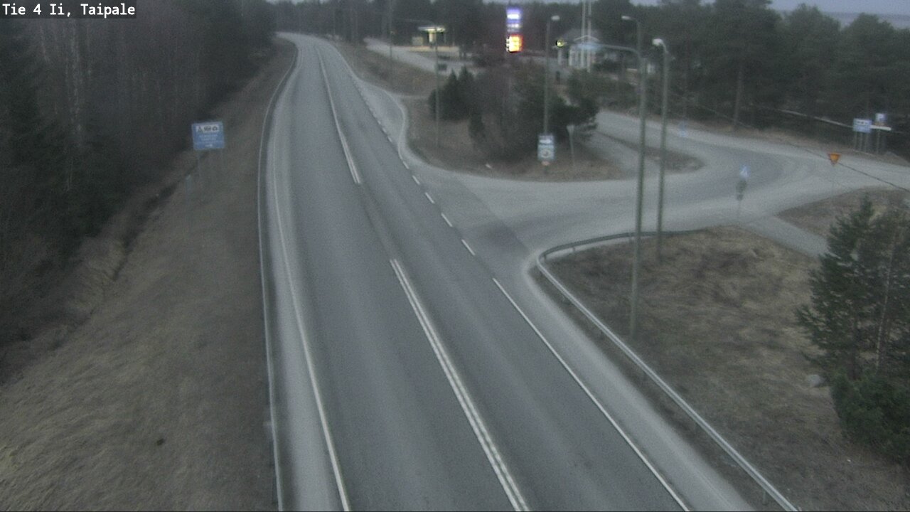 Weather Camera Image Väg 4 Ijo, Taipale, Ii, Pohjois-Pohjanmaa