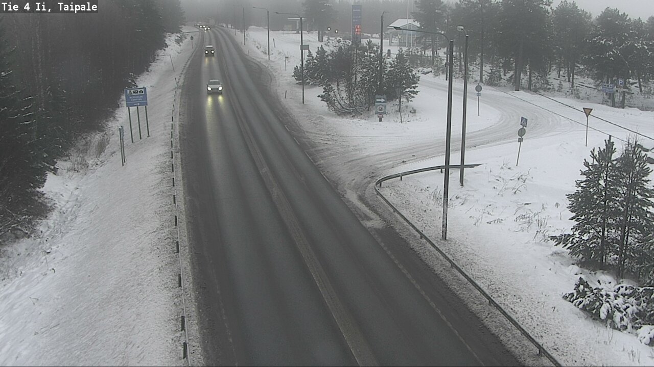 Weather Camera Image Road 4 Ii, Taipale, Ii, Pohjois-Pohjanmaa