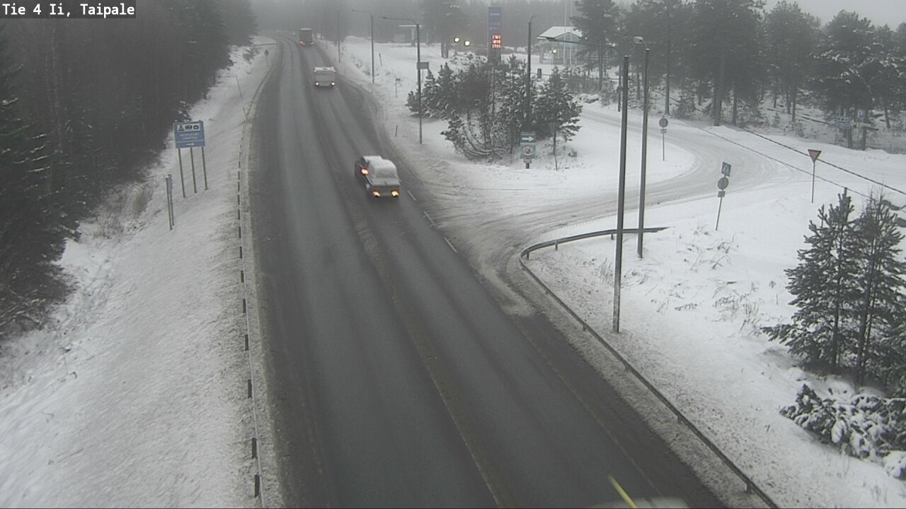 Weather Camera Image Väg 4 Ijo, Taipale, Ii, Pohjois-Pohjanmaa