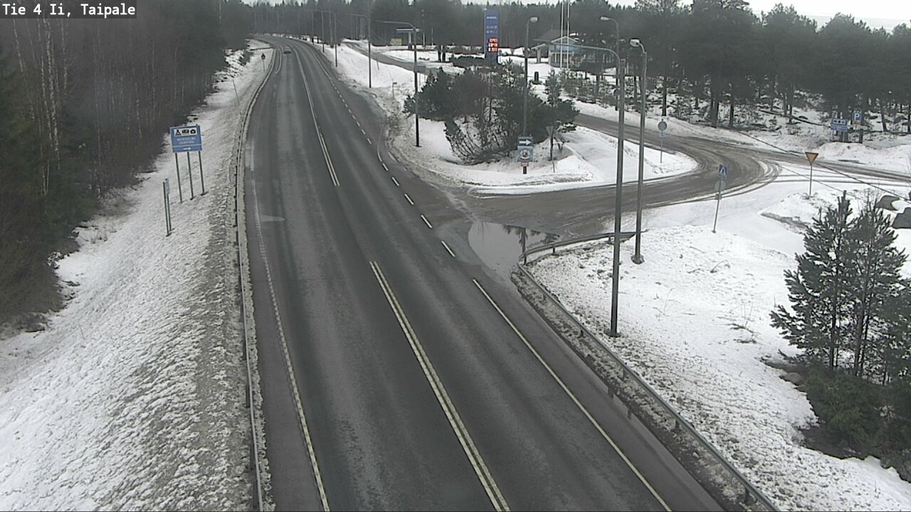 Weather Camera Image Road 4 Ii, Taipale, Ii, Pohjois-Pohjanmaa