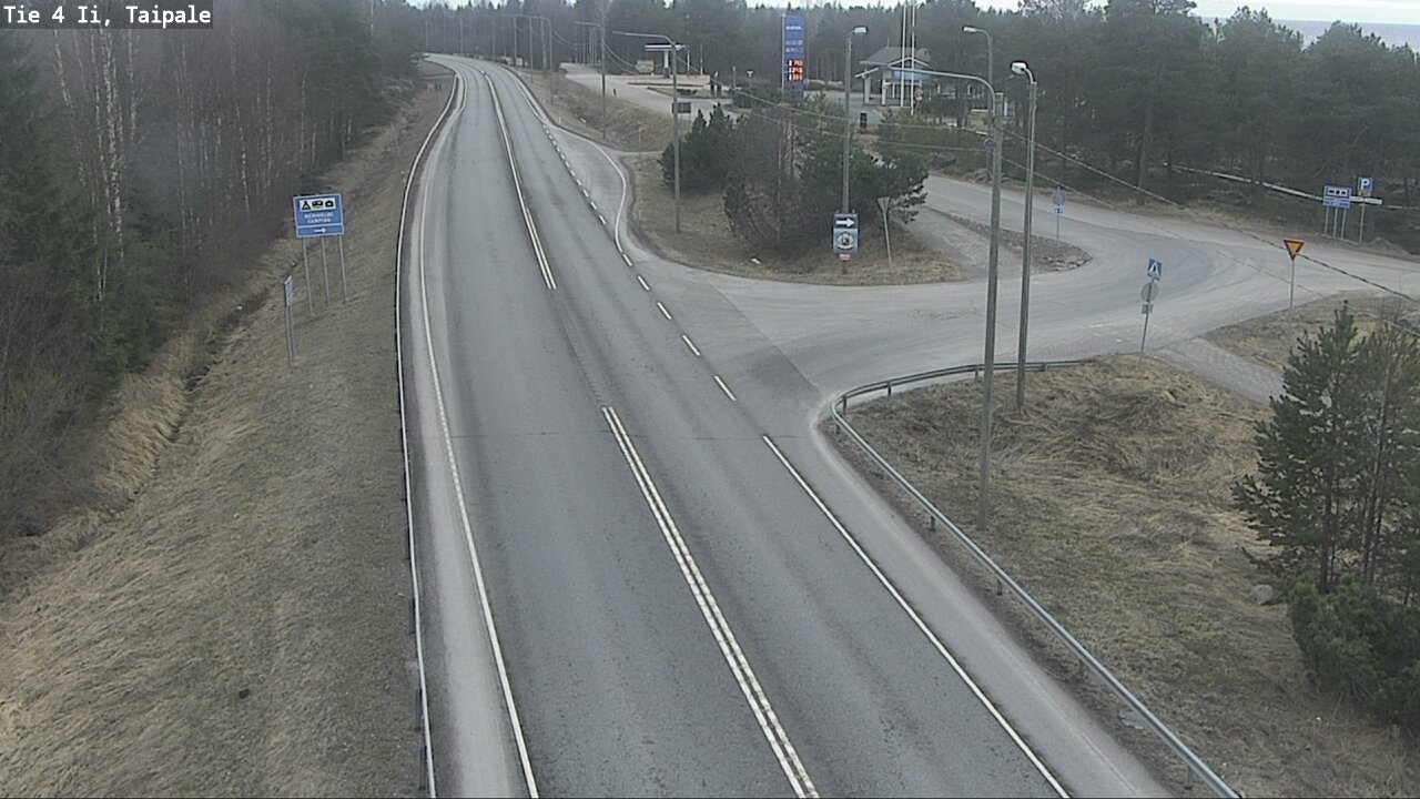 Weather Camera Image Road 4 Ii, Taipale, Ii, Pohjois-Pohjanmaa