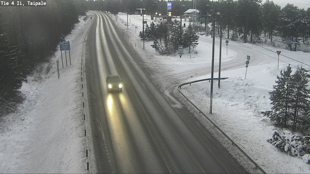 Weather Camera Image Road 4 Ii, Taipale, Ii, Pohjois-Pohjanmaa