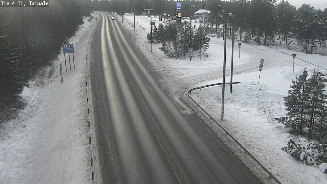 Weather Camera Image Road 4 Ii, Taipale, Ii, Pohjois-Pohjanmaa