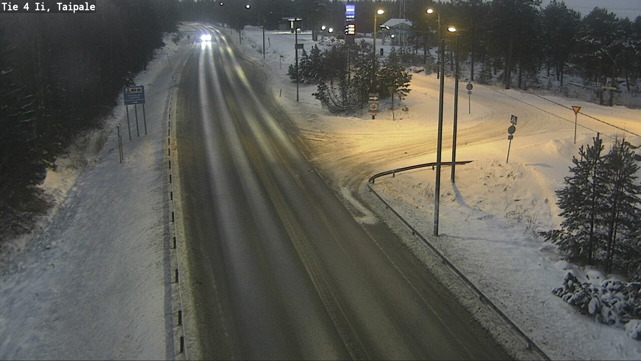 Weather Camera Image Road 4 Ii, Taipale, Ii, Pohjois-Pohjanmaa