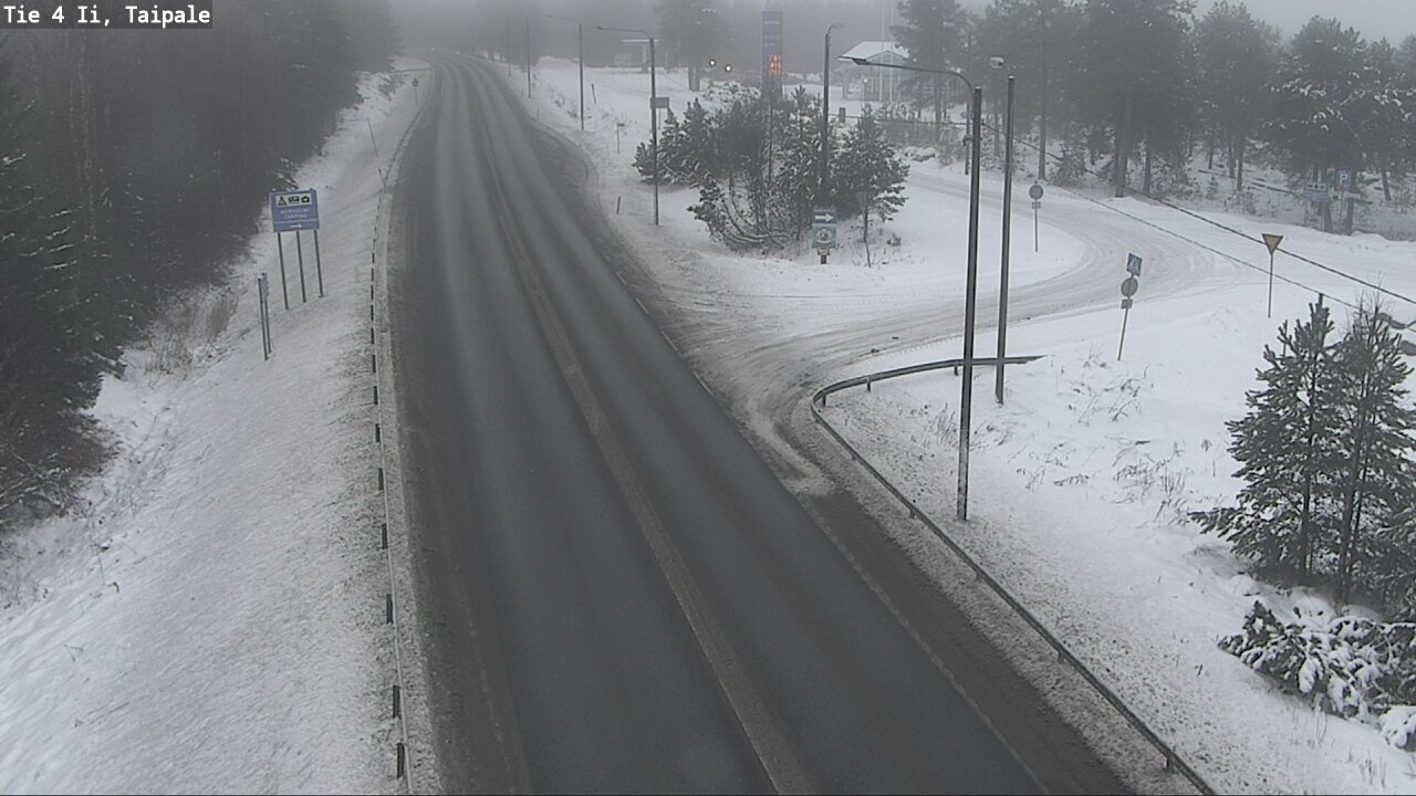 Weather Camera Image Road 4 Ii, Taipale, Ii, Pohjois-Pohjanmaa