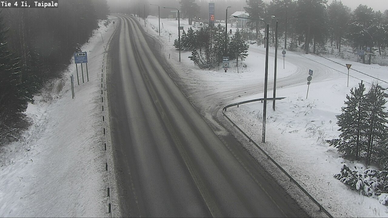 Weather Camera Image Road 4 Ii, Taipale, Ii, Pohjois-Pohjanmaa