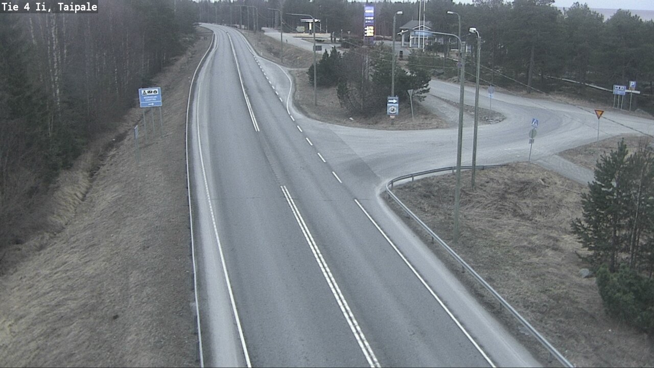 Weather Camera Image Väg 4 Ijo, Taipale, Ii, Pohjois-Pohjanmaa
