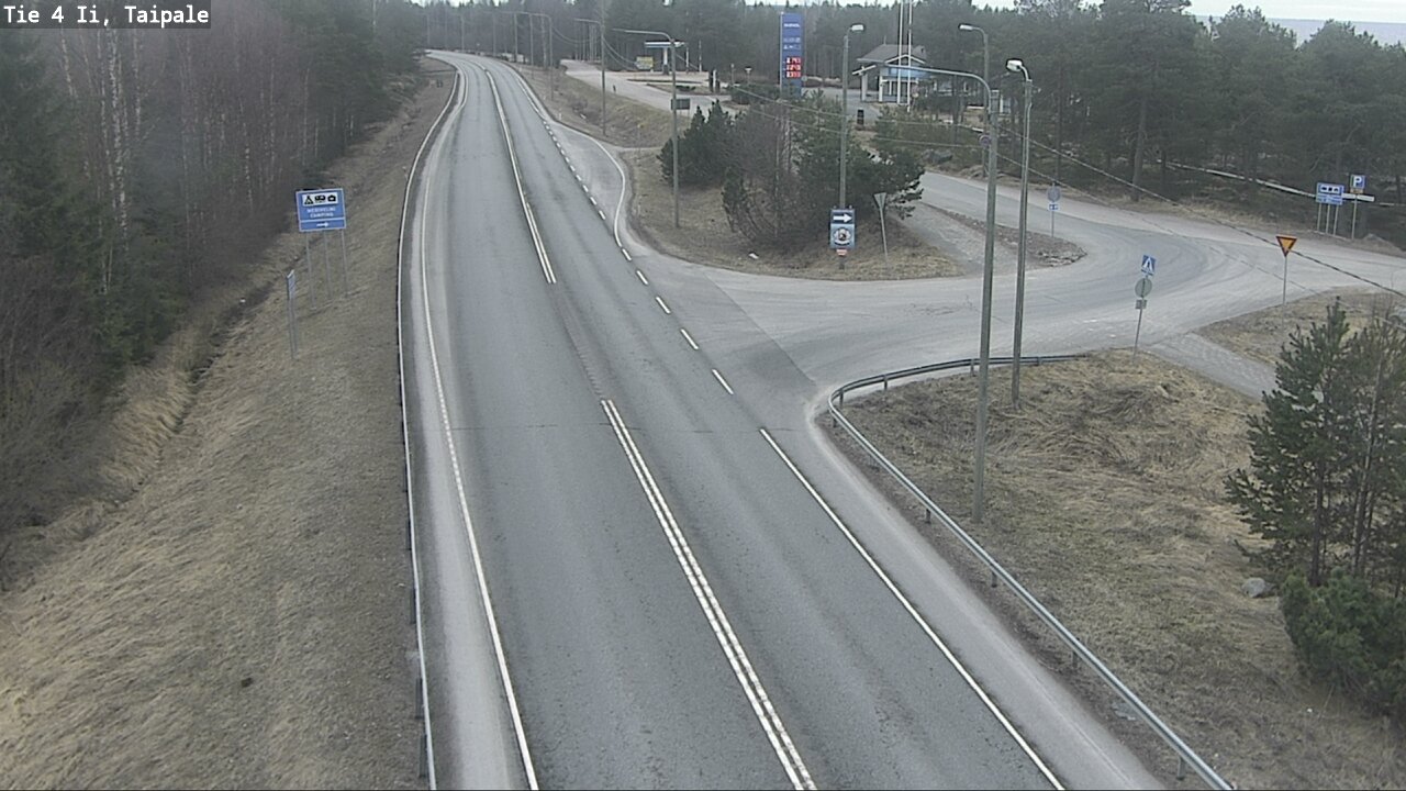 Weather Camera Image Road 4 Ii, Taipale, Ii, Pohjois-Pohjanmaa