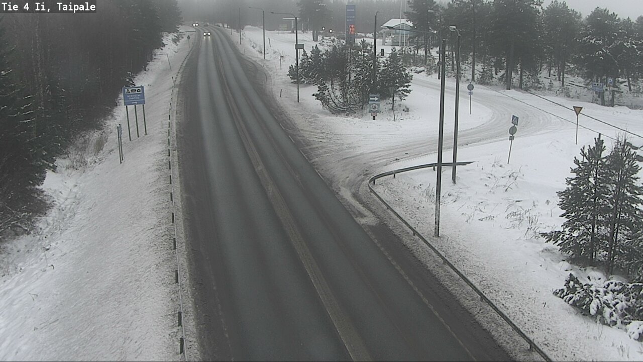Weather Camera Image Road 4 Ii, Taipale, Ii, Pohjois-Pohjanmaa