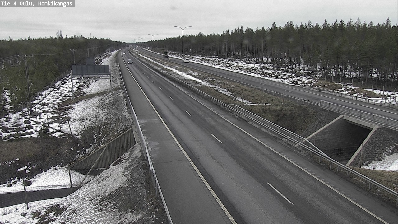 Weather Camera Image Road 4 Oulu, Honkikangas, Oulu, Pohjois-Pohjanmaa