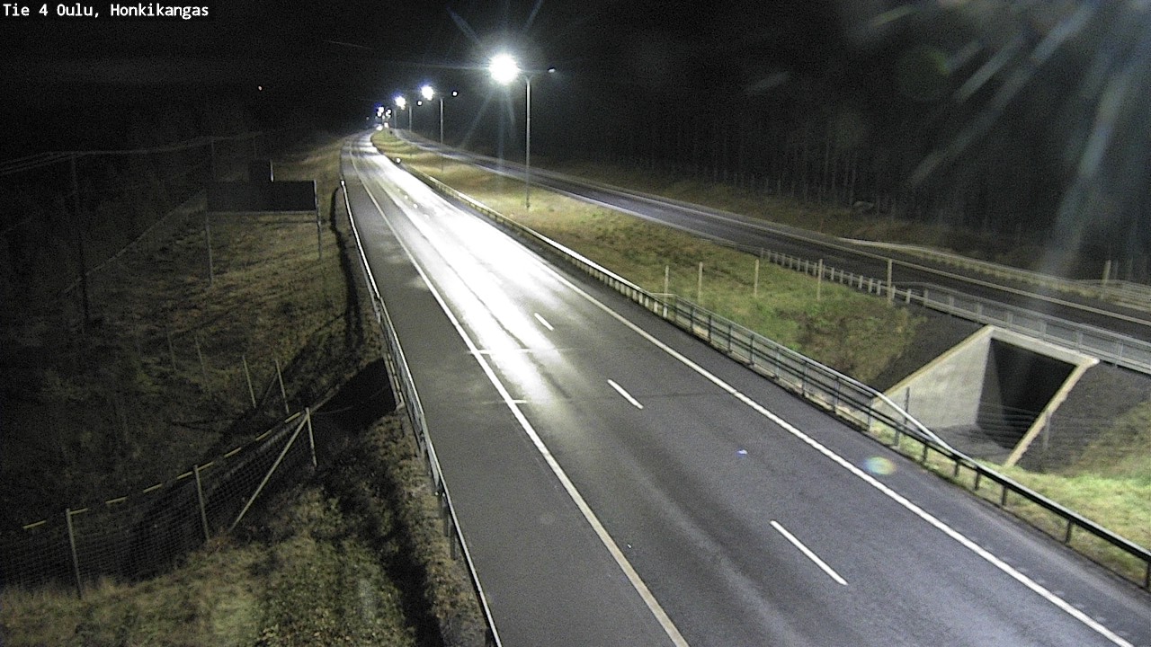 Weather Camera Image Väg 4 Oulu, Honkikangas, Oulu, Pohjois-Pohjanmaa