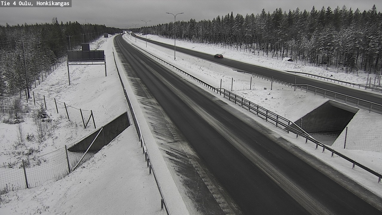 Weather Camera Image Väg 4 Oulu, Honkikangas, Oulu, Pohjois-Pohjanmaa