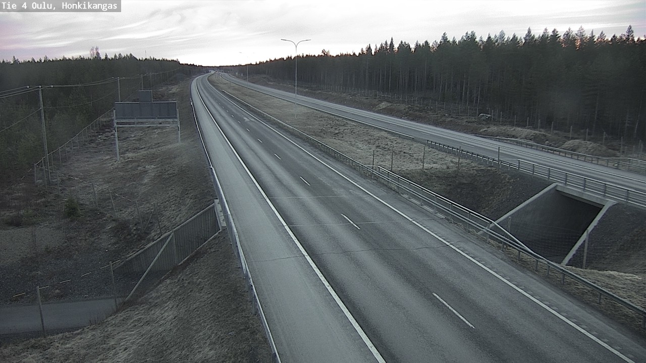 Kelikamerat Kuva Tie 4 Oulu, Honkikangas, Oulu, Pohjois-Pohjanmaa