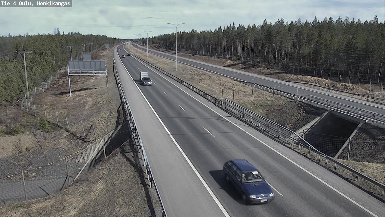 Kelikamerat Kuva Tie 4 Oulu, Honkikangas, Oulu, Pohjois-Pohjanmaa