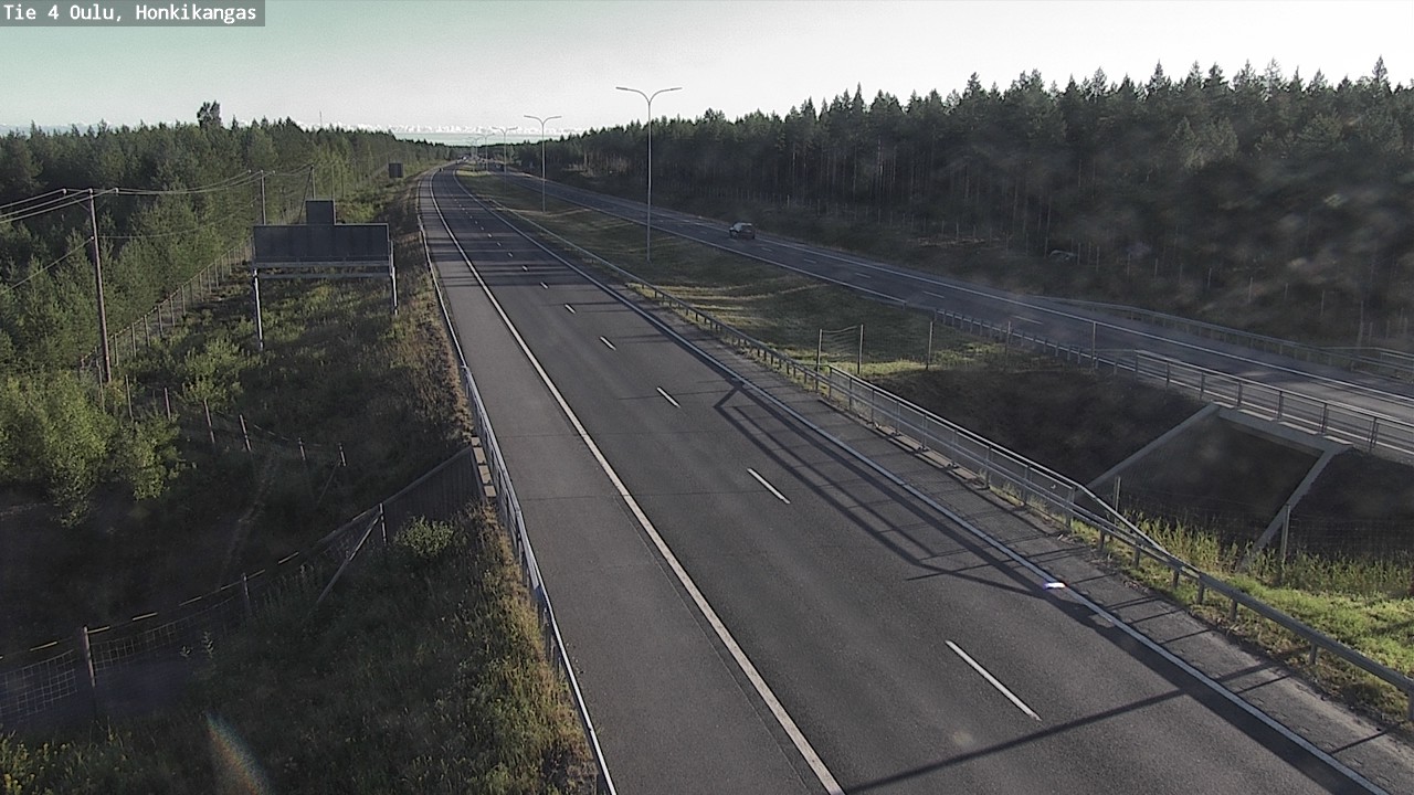 Weather Camera Image Road 4 Oulu, Honkikangas, Oulu, Pohjois-Pohjanmaa
