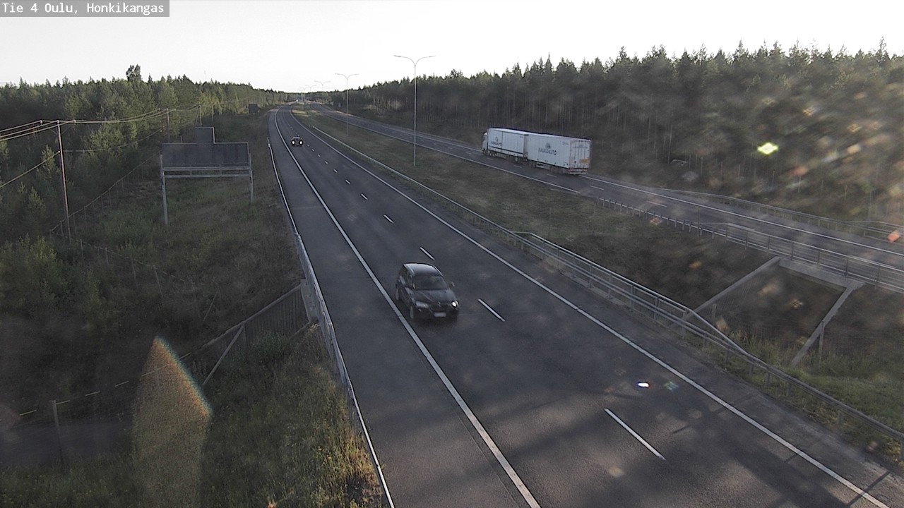 Weather Camera Image Road 4 Oulu, Honkikangas, Oulu, Pohjois-Pohjanmaa