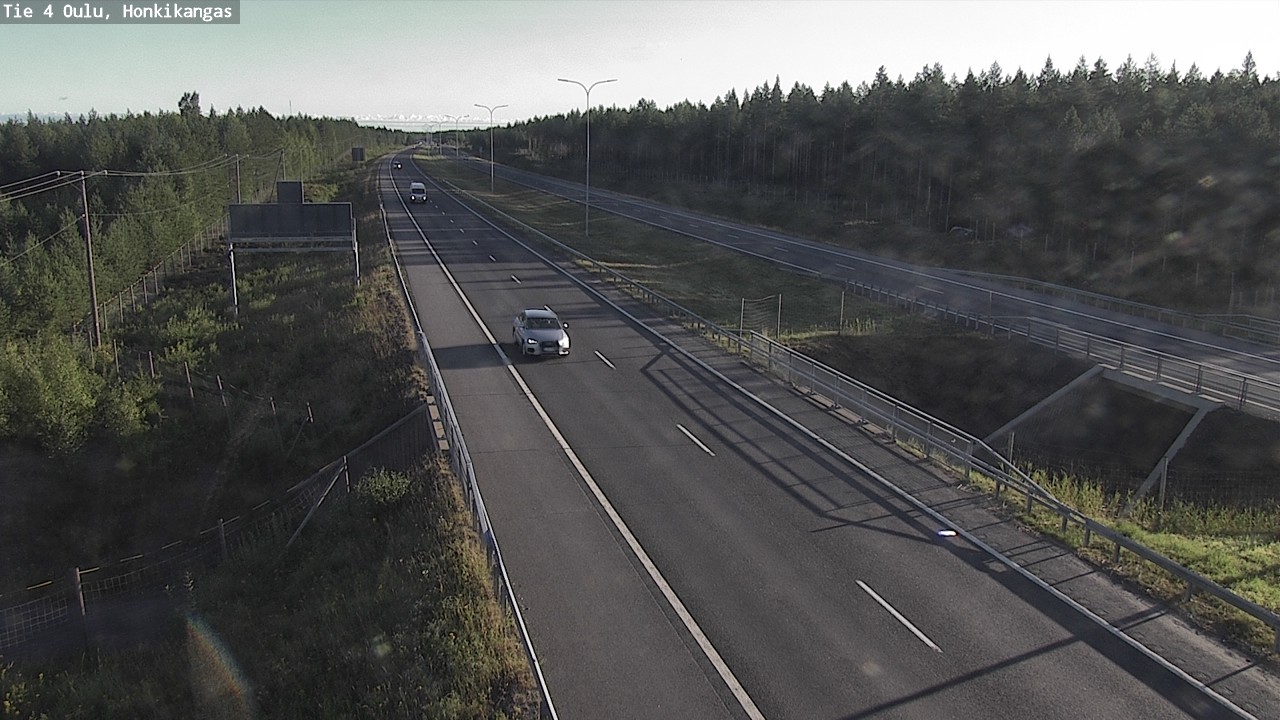 Weather Camera Image Road 4 Oulu, Honkikangas, Oulu, Pohjois-Pohjanmaa