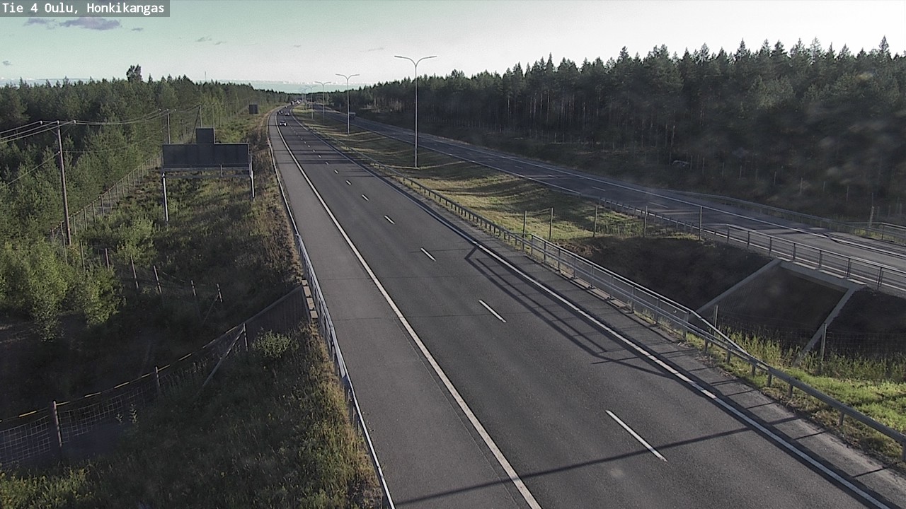 Weather Camera Image Road 4 Oulu, Honkikangas, Oulu, Pohjois-Pohjanmaa