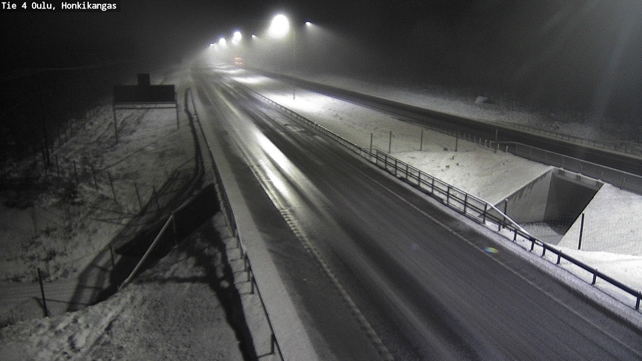 Weather Camera Image Väg 4 Oulu, Honkikangas, Oulu, Pohjois-Pohjanmaa