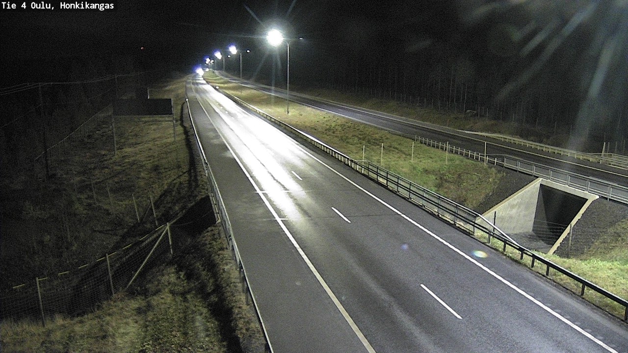 Weather Camera Image Road 4 Oulu, Honkikangas, Oulu, Pohjois-Pohjanmaa