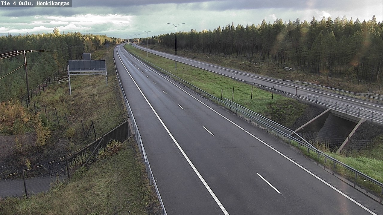 Weather Camera Image Road 4 Oulu, Honkikangas, Oulu, Pohjois-Pohjanmaa