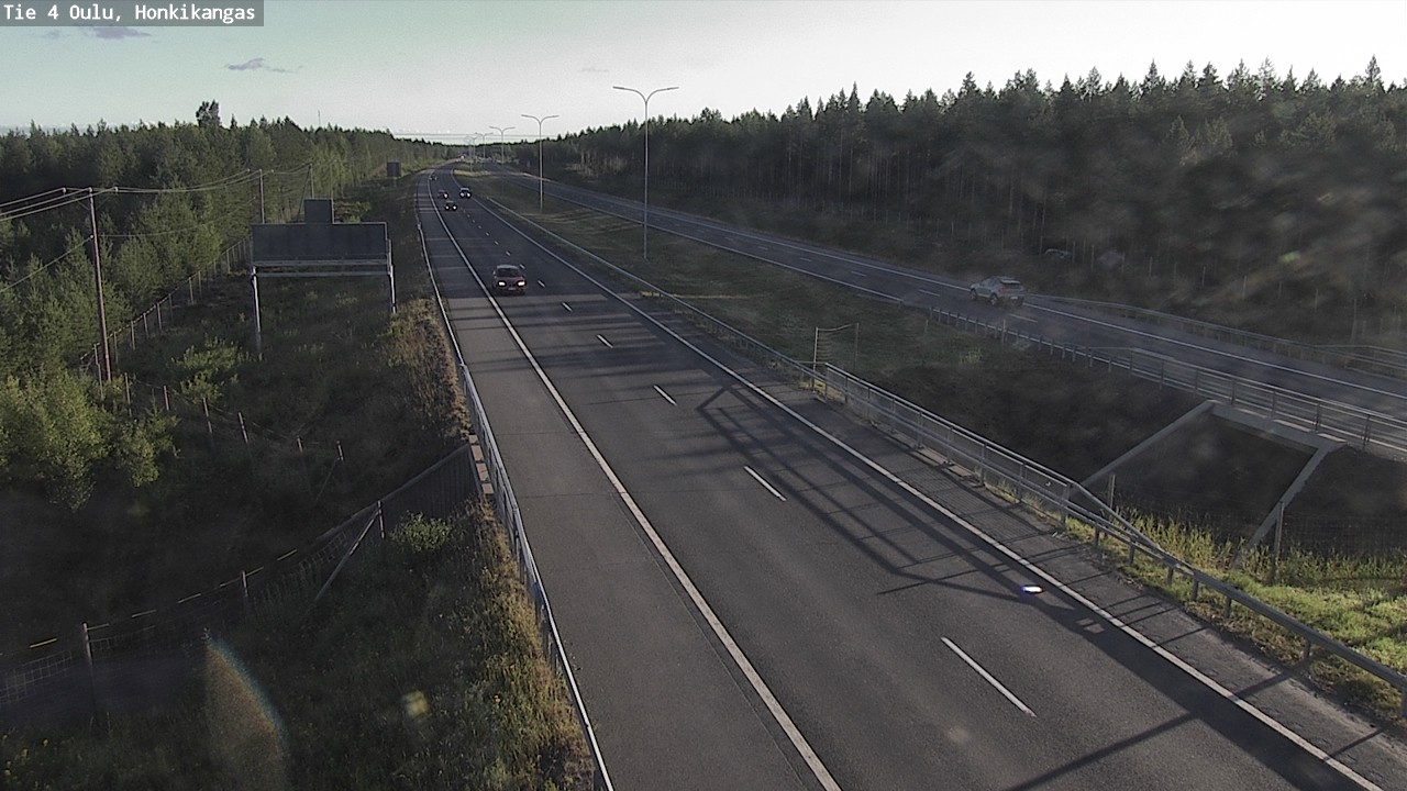 Weather Camera Image Road 4 Oulu, Honkikangas, Oulu, Pohjois-Pohjanmaa