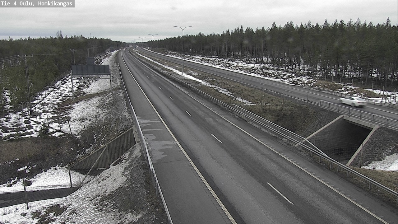 Weather Camera Image Road 4 Oulu, Honkikangas, Oulu, Pohjois-Pohjanmaa