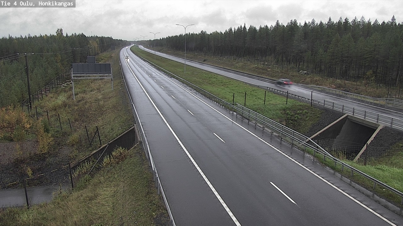 Weather Camera Image Road 4 Oulu, Honkikangas, Oulu, Pohjois-Pohjanmaa