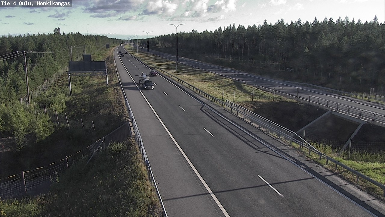 Weather Camera Image Road 4 Oulu, Honkikangas, Oulu, Pohjois-Pohjanmaa