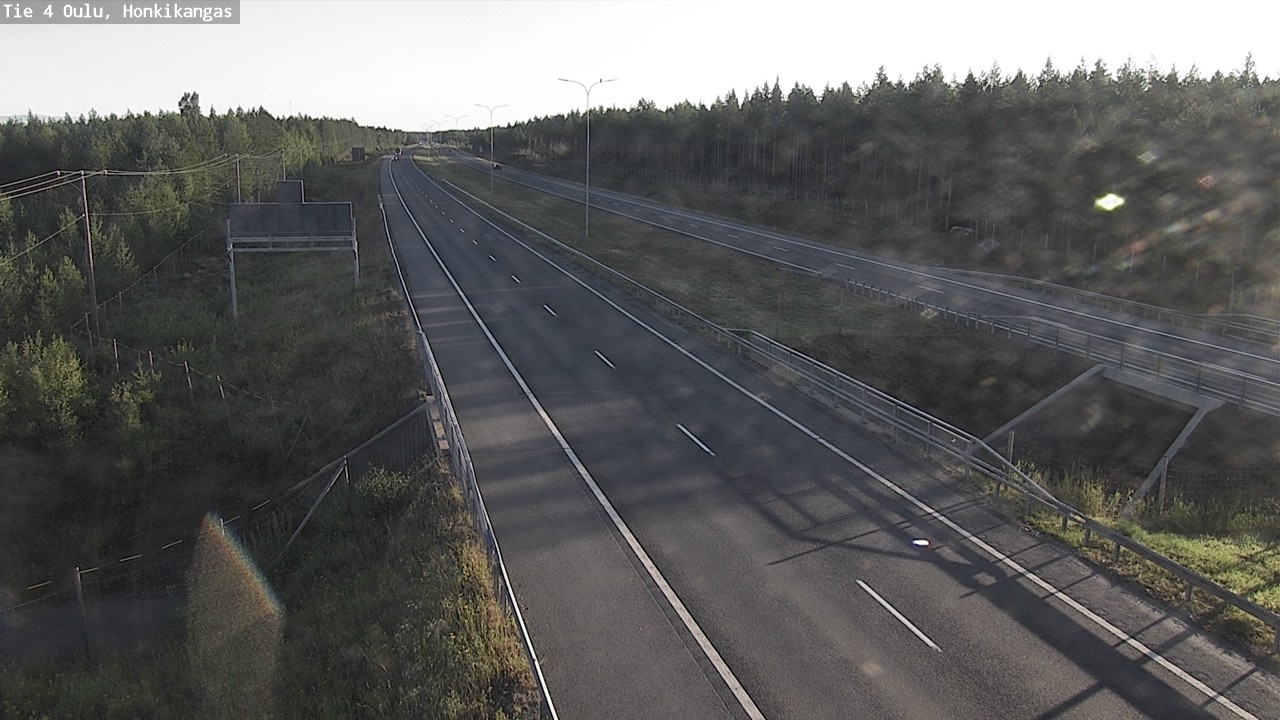 Weather Camera Image Road 4 Oulu, Honkikangas, Oulu, Pohjois-Pohjanmaa
