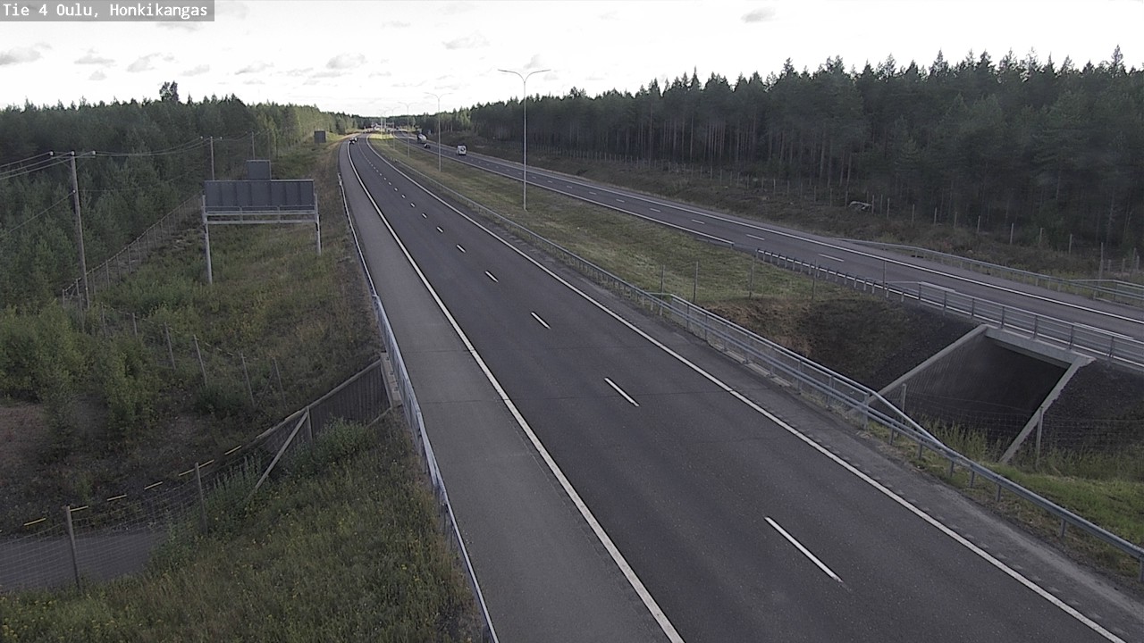 Weather Camera Image Road 4 Oulu, Honkikangas, Oulu, Pohjois-Pohjanmaa
