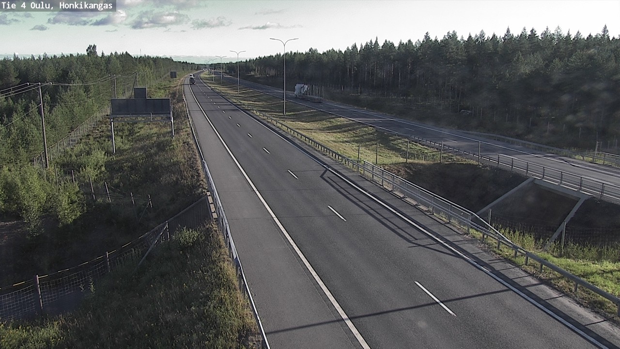 Weather Camera Image Road 4 Oulu, Honkikangas, Oulu, Pohjois-Pohjanmaa