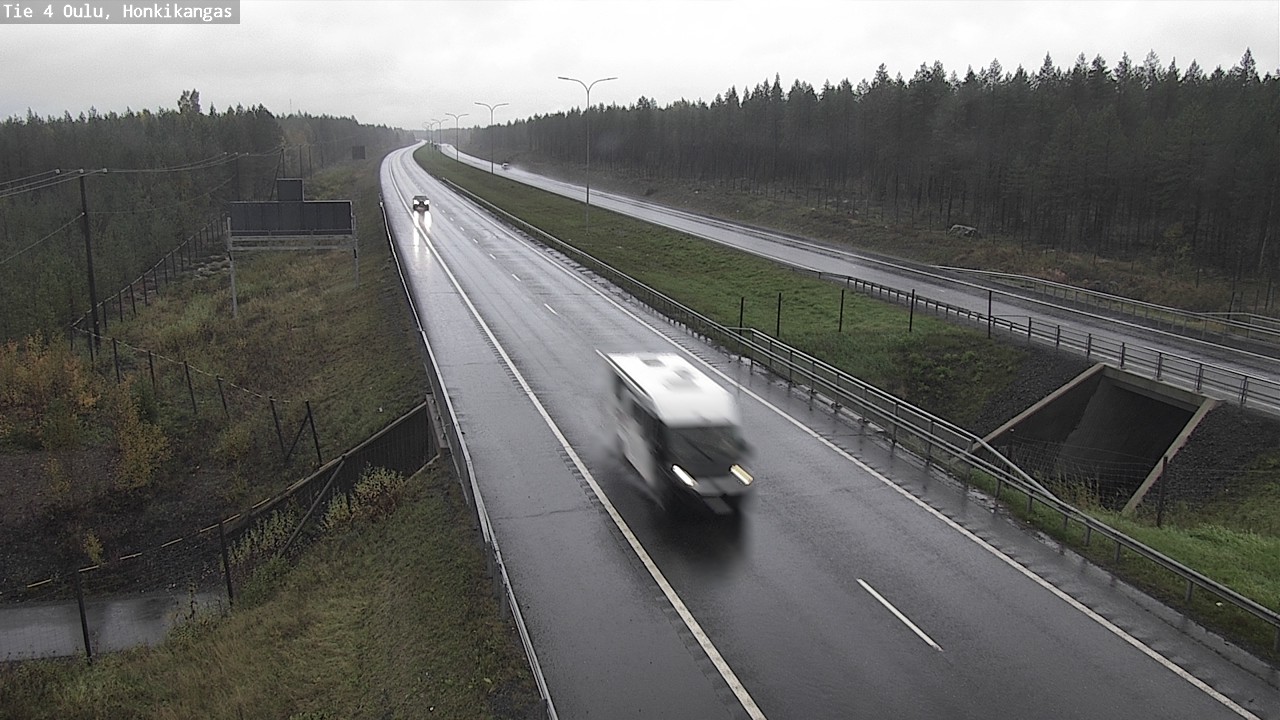 Weather Camera Image Road 4 Oulu, Honkikangas, Oulu, Pohjois-Pohjanmaa